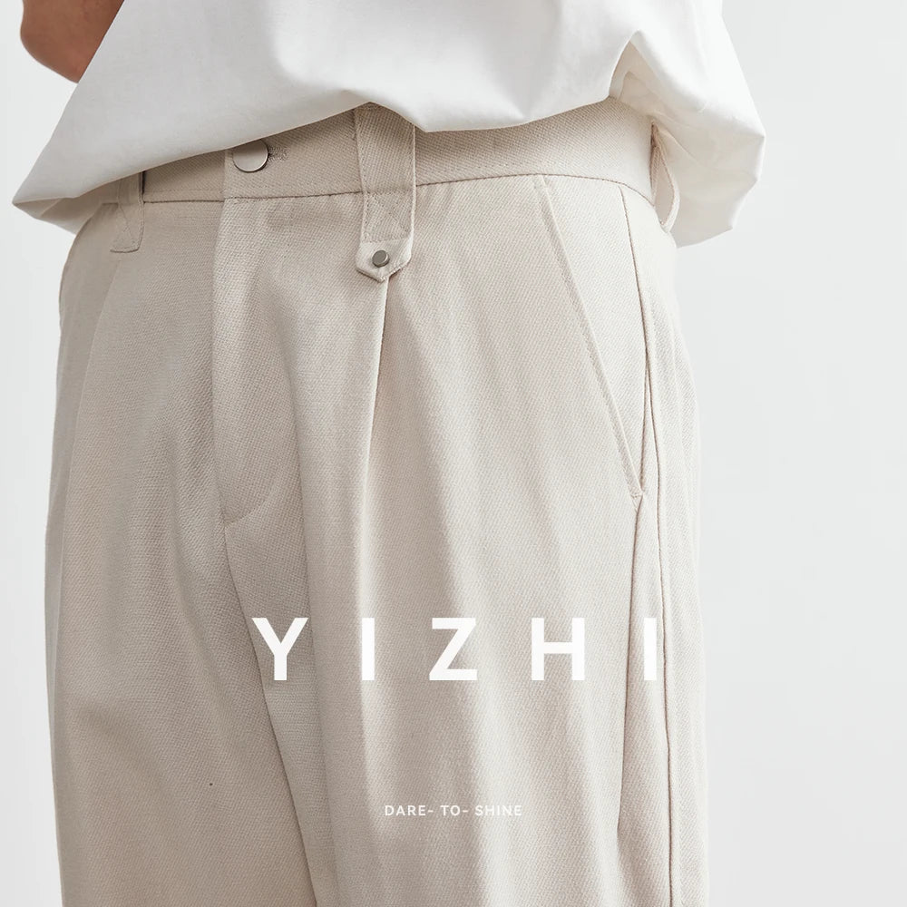 LYOCELL TENCEL LOOSE CASUAL PANTS