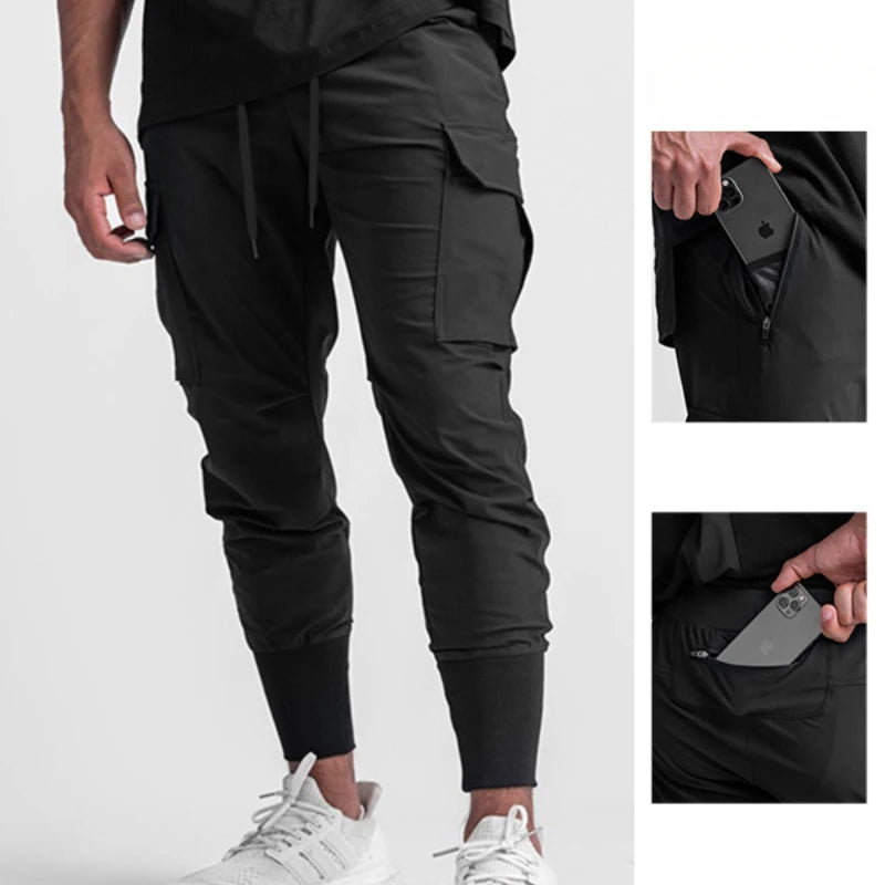 QUICK-DRY MULTI-POCKET JOGGER PANTS