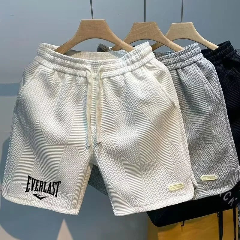 PRINTED BREATHABLE SPORTS SHORTS