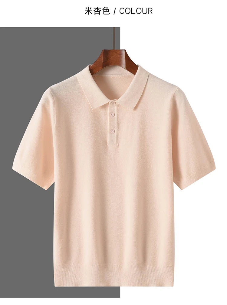 100% PURE WOOL BUSINESS POLO