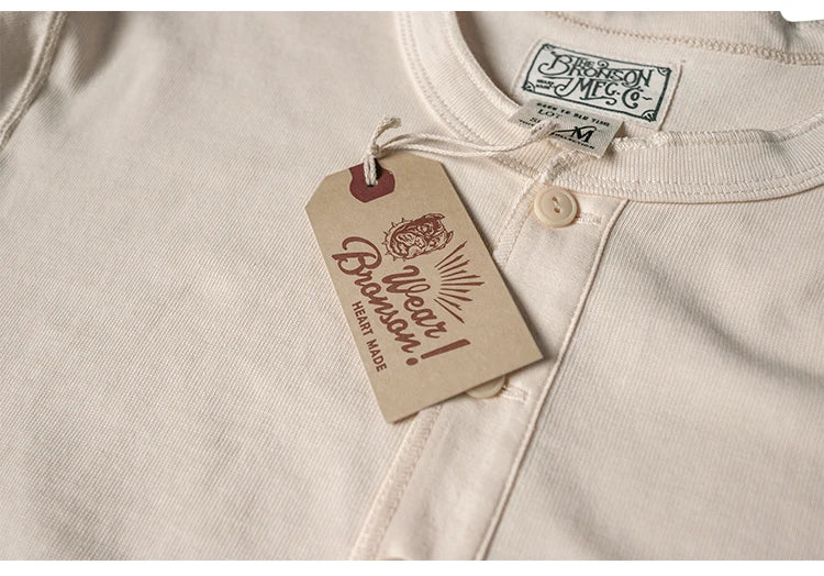 HEAVYWEIGHT LONG-SLEEVE HENLEY SHIRT