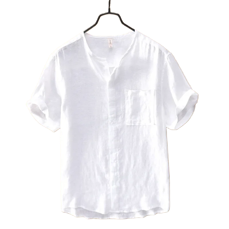 100% LINEN VINTAGE CASUAL SHIRT