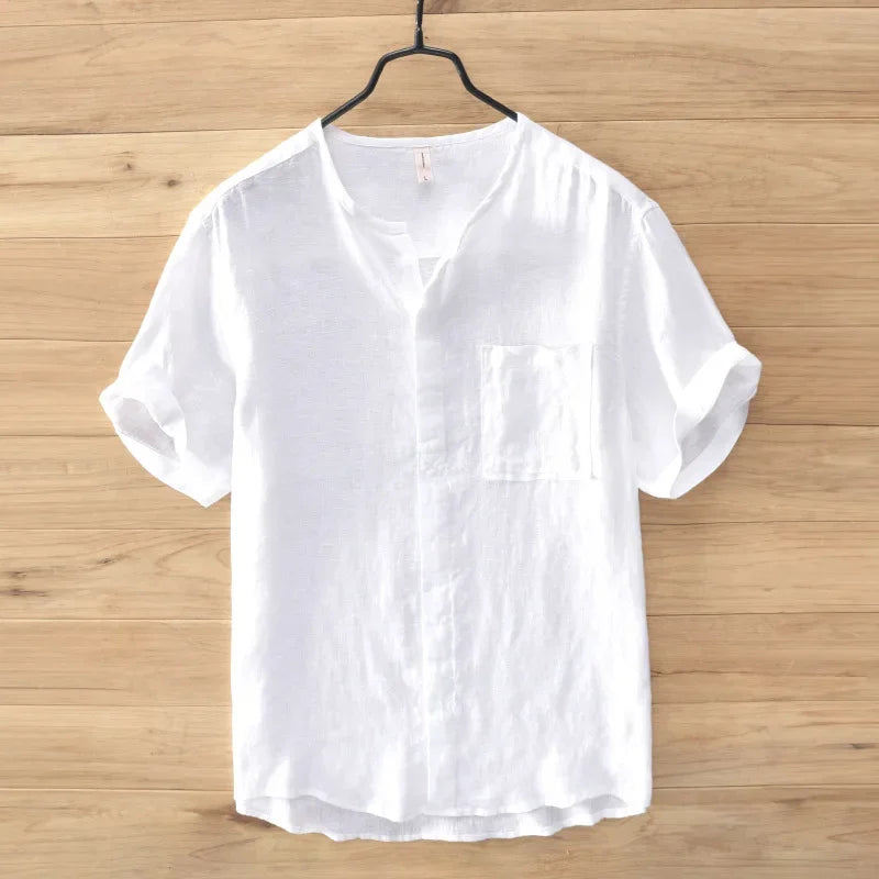 100% LINEN VINTAGE CASUAL SHIRT