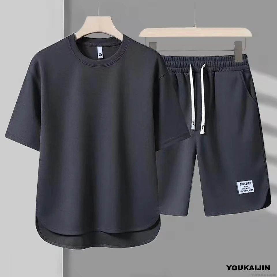 KOREAN STYLE WAFFLE TRACKSUIT SET