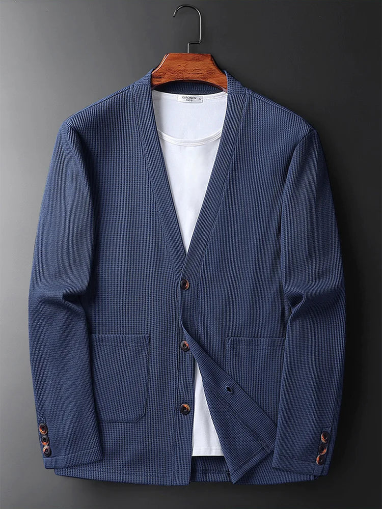 PLUS SIZE COTTON KNIT CARDIGAN