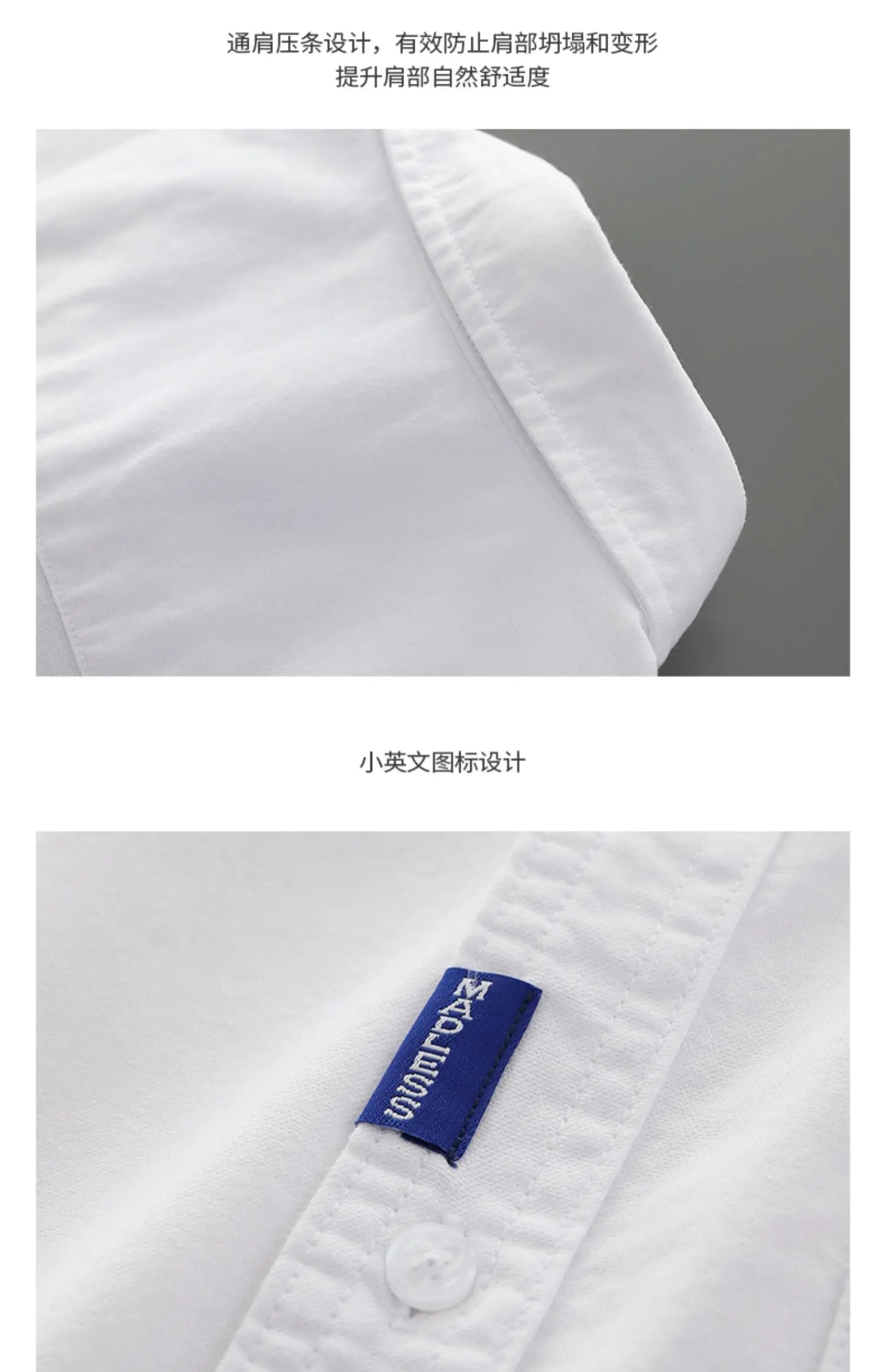 100% COTTON OXFORD SHORT-SLEEVE SHIRT