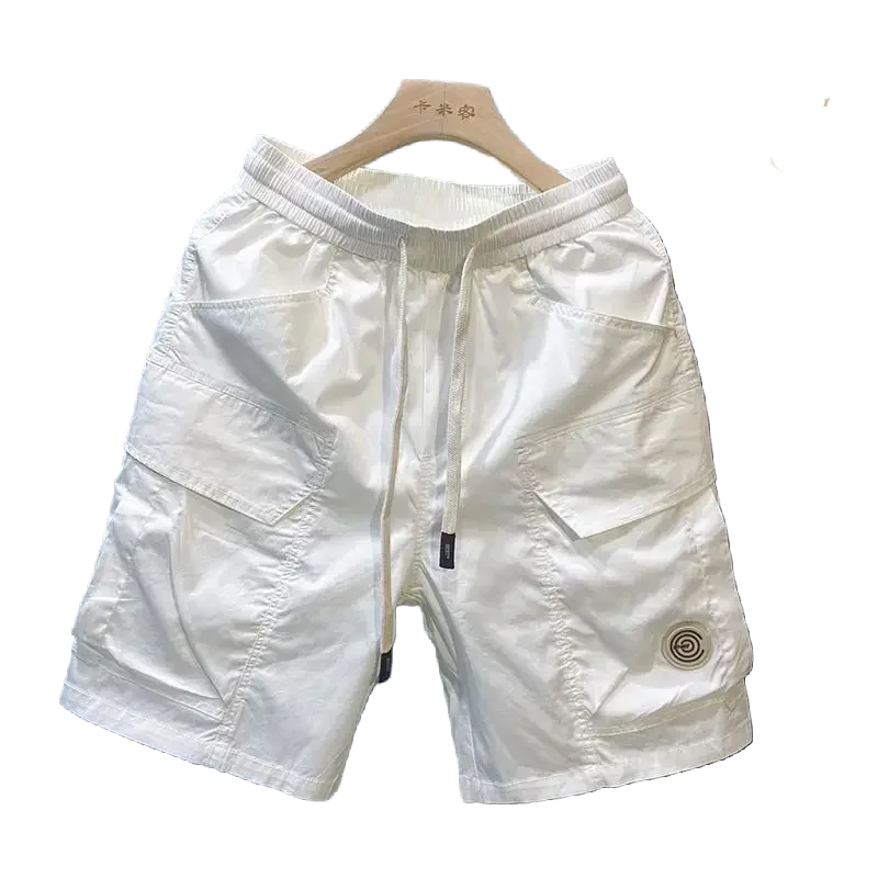 STRETCH CARGO SHORTS WITH DRAWSTRING