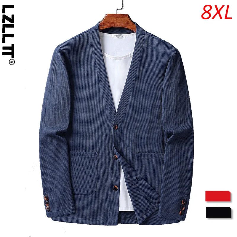 PLUS SIZE COTTON KNIT CARDIGAN
