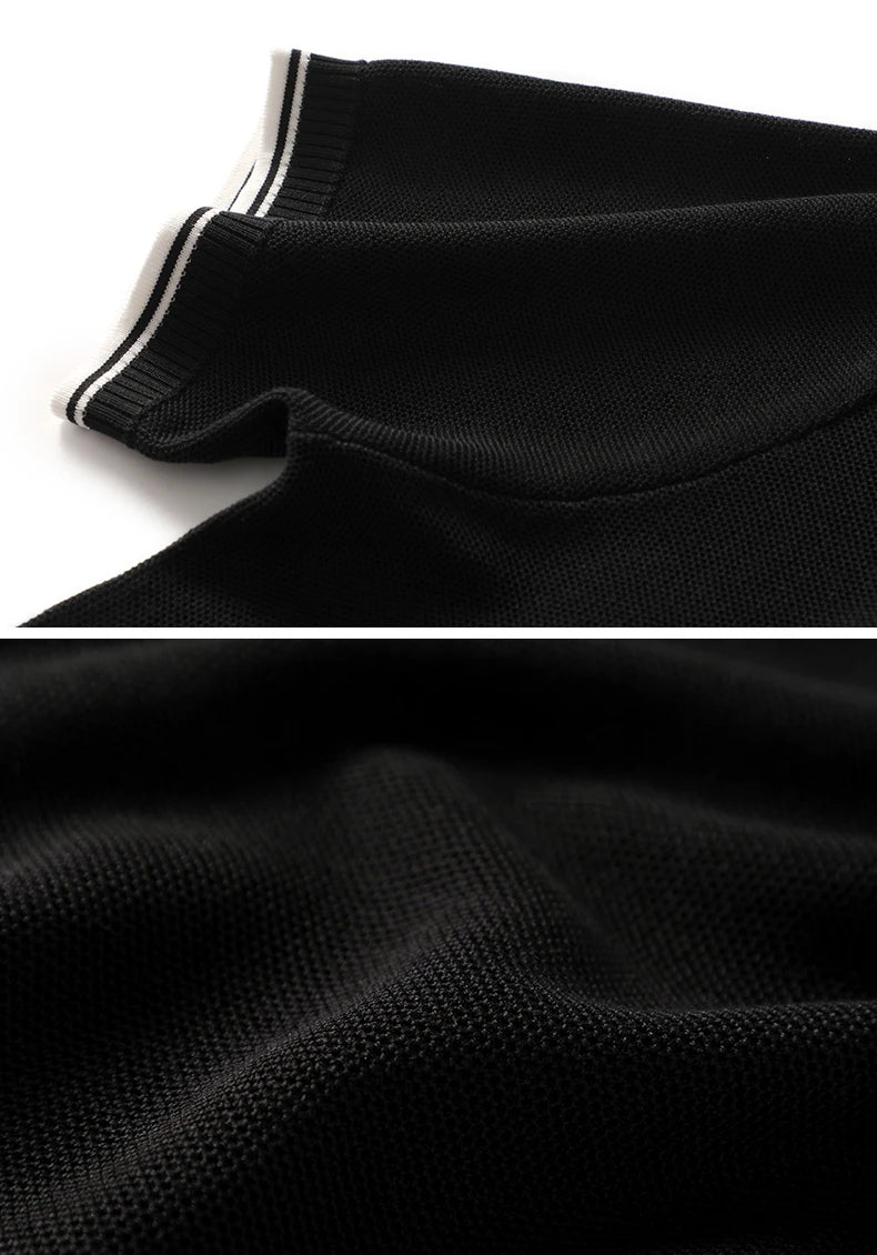 MULBERRY SILK CONTRAST KNIT TEE
