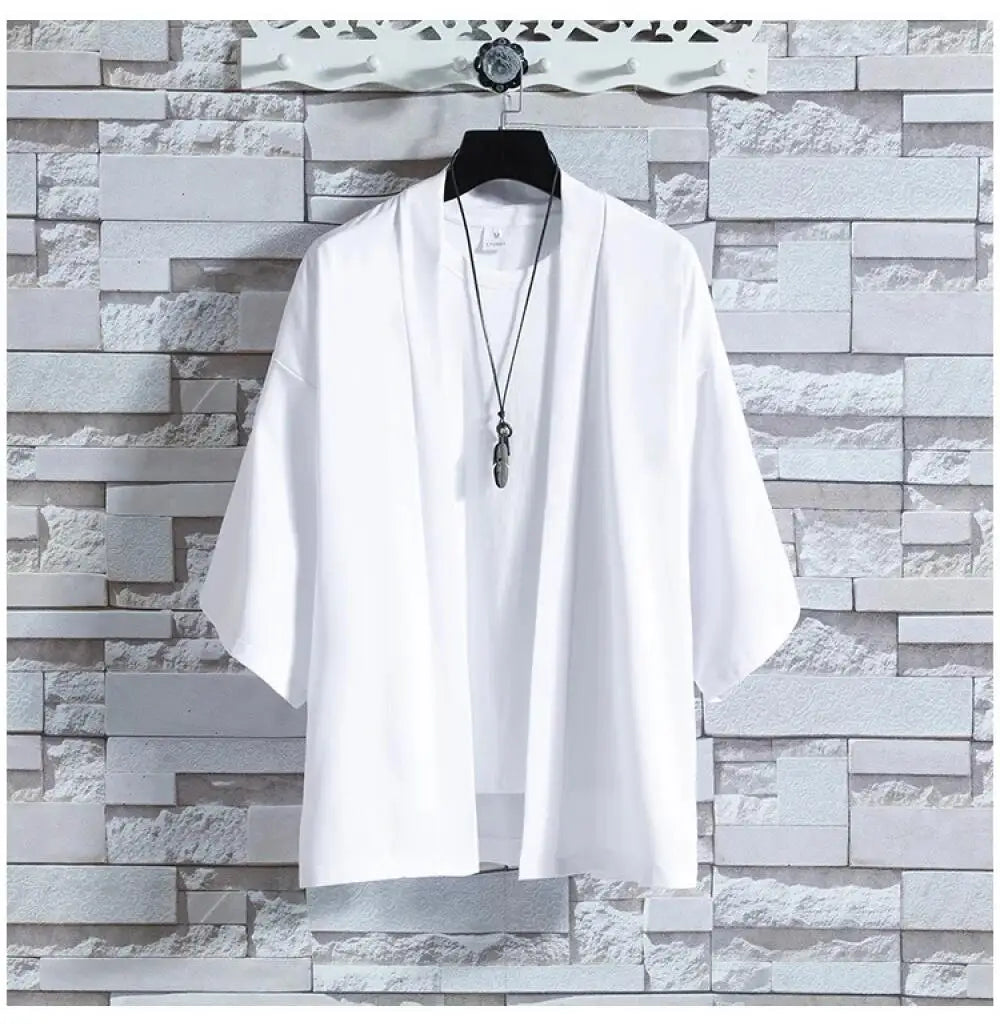 JAPANESE STYLE KIMONO CARDIGAN SHIRT