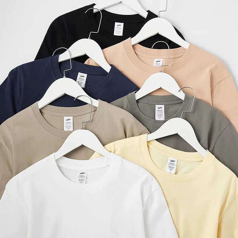 PURE COTTON LOOSE CASUAL T-SHIRT