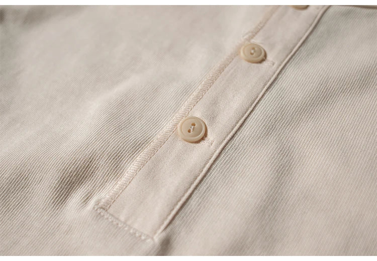HEAVYWEIGHT LONG-SLEEVE HENLEY SHIRT