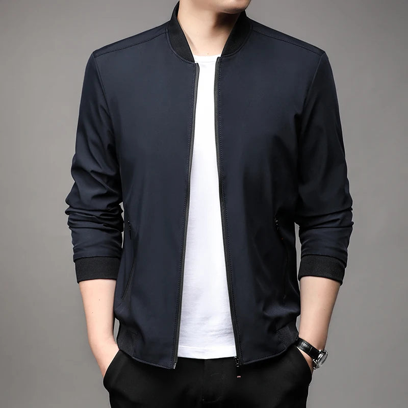 BASEBALL COLLAR BUSINESS CASUAL JACKET