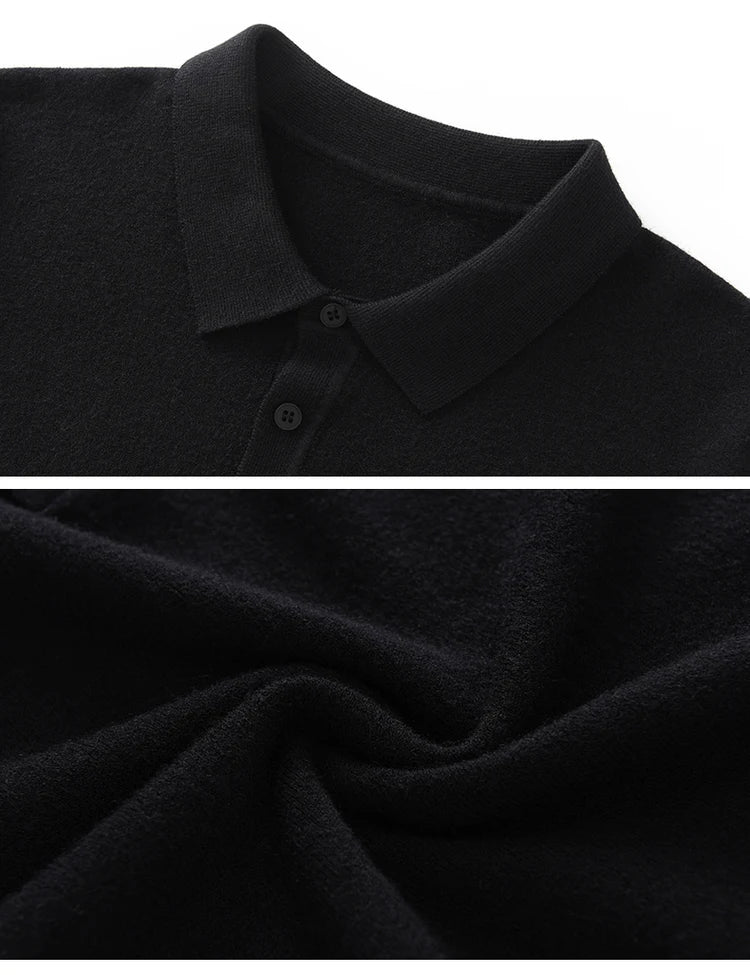 100% PURE WOOL BUSINESS POLO