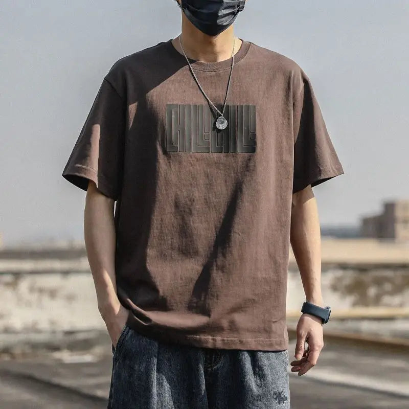 LOOSE FIT SOLID COLOR T-SHIRT